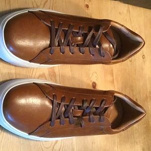 Men’s Vegan Leather Dress Sneakers.Size 12